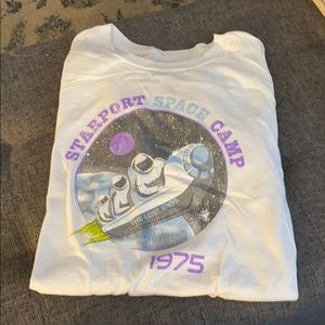 The Lost Bros Starport Space Camp t-shirt